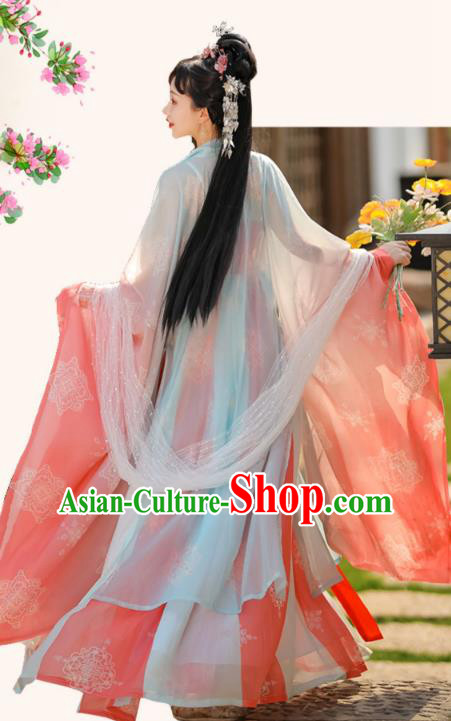 China Ancient Princess Hezi Clothing Tang Dynasty Garment Costumes Traditional Fairy Hanfu Dresses China Ancient Princess Hezi Clothing Tang Dynasty Garment Costumes Traditional Fairy Hanfu Dresses