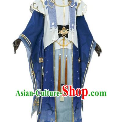 Top Ancient Swordsman Costumes Cosplay Kung Fu Master Clothes Jian Xia Qing Yuan Yan Tian Zong Clothing