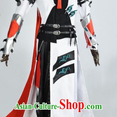 Ancient Swordsman Costumes Cosplay Hero Clothes Jian Xia Qing Yuan Ling Xue Ge Male Clothing