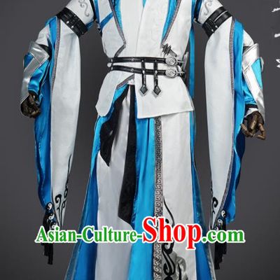 Cosplay Swordsman Clothes Jian Xia Qing Yuan NPC Clothing  Ancient Young Hero Costumes