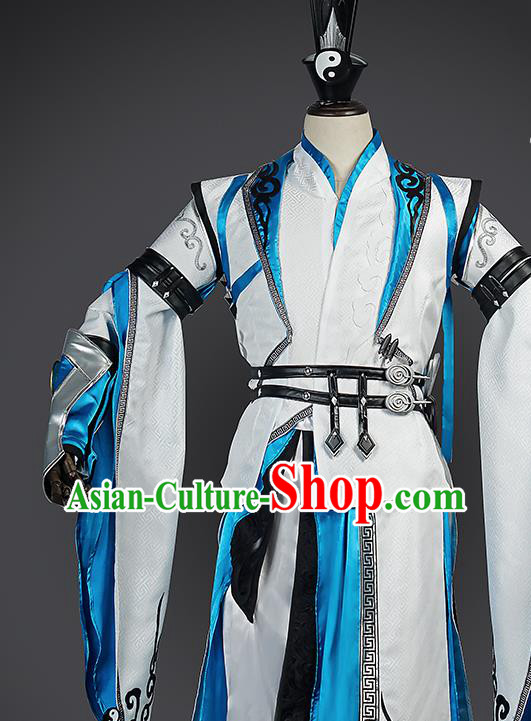 Cosplay Swordsman Clothes Jian Xia Qing Yuan NPC Clothing Ancient Young Hero Costumes Cosplay Swordsman Clothes Jian Xia Qing Yuan NPC Clothing Ancient Young Hero Costumes