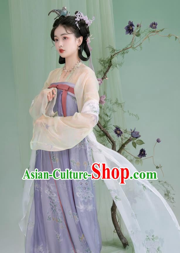China Ancient Young Lady Dresses Tang Dynasty Court Princess Clothing Traditional Costumes Woman Hanfu China Ancient Young Lady Dresses Tang Dynasty Court Princess Clothing Traditional Costumes Woman Hanfu