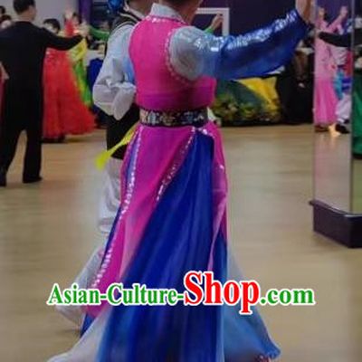 Korean Dance Hanbok Stage Performance Gradient Color