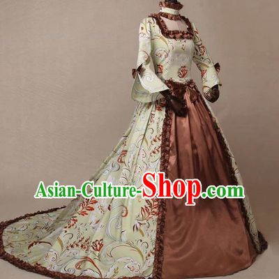 European Medieval Retro Noblewoman Formal Dress A Gown For Women Suitable For Stage Plays