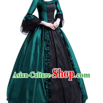 Cosplay European Medieval Noble Court Long Dress For Stage Plays Featuring European And American Retro Style Formal Evening Dresses For Women