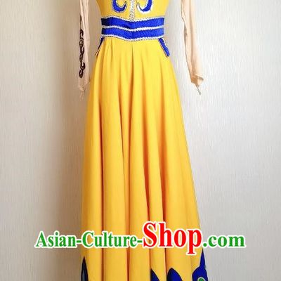 Mongolian Top Bowl Dancer Minority Costume Inner Mongolia Adult Lady Dance Costume Big Swing Skirt Stage Costume