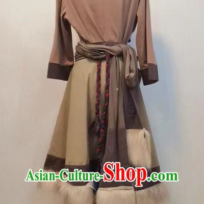 Ethnic Minority Snow Son Dance Performance Stage Costumes