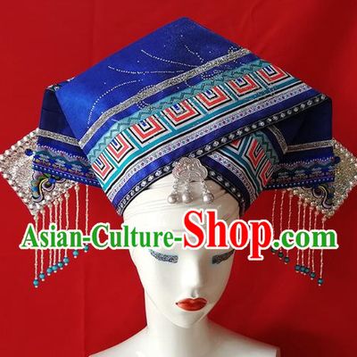 Ethnic Minority Hat Zhuang Women Hat Etiquette Solo Hat