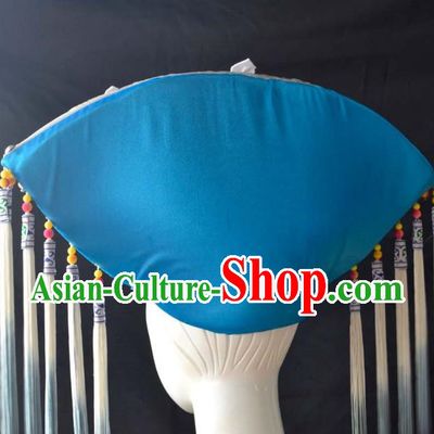 Guangxi Women Adult Minority Performance Hat Zhuang Nationality Folk Song Advanced Embroidery Handmade Headwear