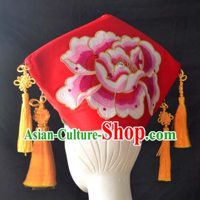 Guangxi Women Adult Minority Performance Hat Zhuang Nationality Folk Song Advanced Embroidery Handmade Headwear