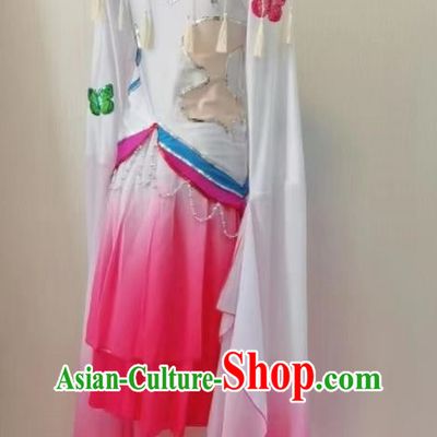 Hundred Flowers Zhengyan Dance Costume Female Hundred Flowers Zhengyan Children Performance Costume Opera Huadan Long Water Sleeve Peking Opera Costume