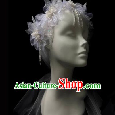 Flower Children Handmade Lace Dress Flower Girl Wedding Dress Hair Accessories Headwear