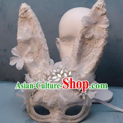 Carnival Mask Masquerade Half Face Sexy Bunny Girl Mask Rabbit Mask