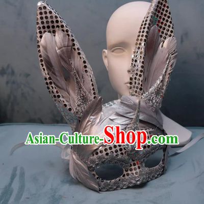 Carnival Mask Masquerade Half Face Sexy Bunny Girl Mask Rabbit Mask
