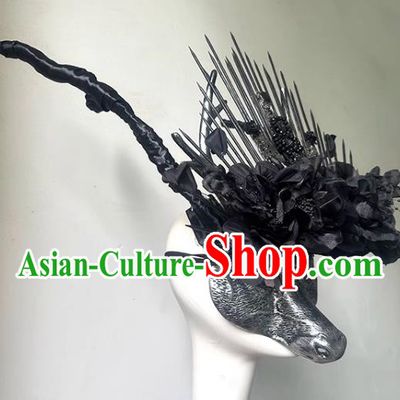 Mysterious Deer Antler Mori Dark Decorative Mask Animal Headdress Mask