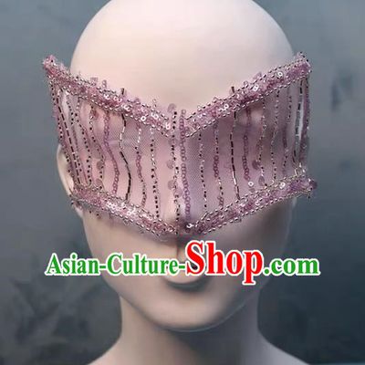 Retro Bride Wedding Face Covering Veil Diamond Eye Patch Photography Accessories Eye Covering Mesh