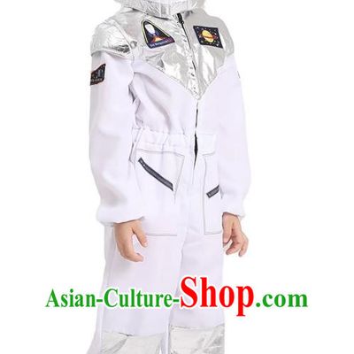 Primary School Students Play Astronaut Costumes Space Science And Technology Program White Alien Props Costumes