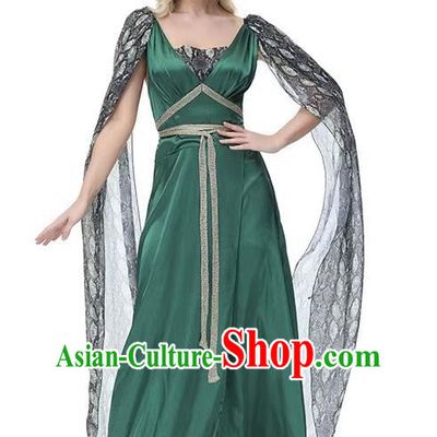 Adults Play Snake Demon Medusa Dress Halloween Greek Mythology Character Cosplay Costume