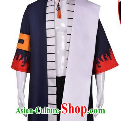 Cosplay Clothes Set Short Kimono Hat Halloween Costumes