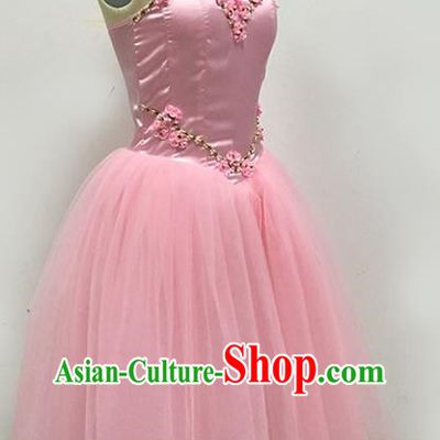 Long Dance Ballet Dress Princess Dress Performance Dress Exercise Suit Tutu Skirt Gauze Skirt