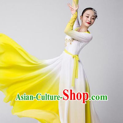 Group Dance Modern Dance Costume Elegant Large Skirt Performance Costume