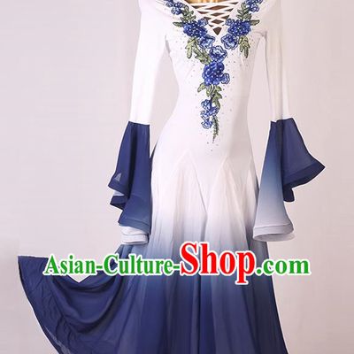 Modern Dance Dress Advanced Luxury Performance Competition Clothing National Standard Dance Friendship Waltz Dance Skirt