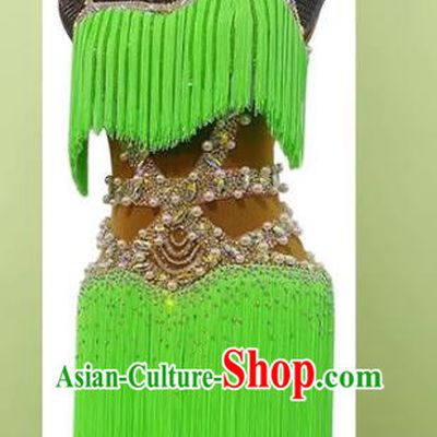 Latin Dance Clothing Advanced Competition Clothing With Diamond Flower Clothing Tassel Performance Clothing Professional Art Examination Clothing