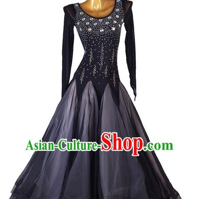 Modern Dance Skirt Plus Dress High End National Standard Dance Ballroom Dance Swing Skirt Waltz Dance Skirt