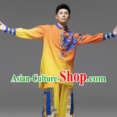 Chinese Style Male And Female National Tide Martial Arts Performance Clothing Annual Meeting Jazz Dance Modern Dance Drum Performance Suit
