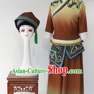 Classical Dance Dance Costume Gradient Embroidered Performance Costume