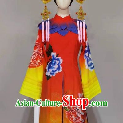Costumes For Queens And Noble Concubines Drunken Ancient Costumes With Golden Branches And Water Sleeves