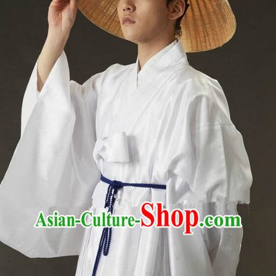 Korean Ancient Prince Costume Traditional Male Clothing Groom Fashion White Hanbok