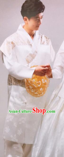 Korean Wedding Hanboks Bride and Groom Costumes Traditional Wedding Fashion Sets Korean Wedding Hanboks Bride and Groom Costumes Traditional Wedding Fashion Sets