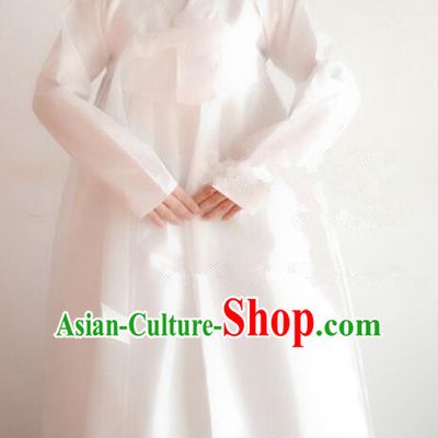 Korean Traditional Costume White Dance Fashion Female Hanbok