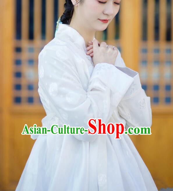 Korean Female Hanbok Traditional Court Princess Costume Bride White Fashion Korean Female Hanbok Traditional Court Princess Costume Bride White Fashion