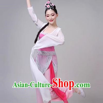 Classical Dance Costume Female Elegant Water Sleeve Performance Costume National Group Dance Taoli Cup Stage Taoyao Performance Costume