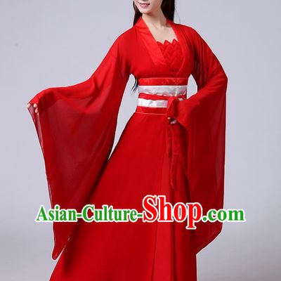 Heroine Little Dragon Girl White Liu Yifei Ancient Costume Seven Fairies Costume