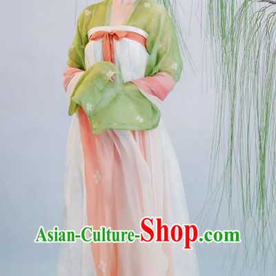 Chinese Ancient Palace Princess Dress Costume Female Hanfu Tang Dynasty Court Empress Clothing