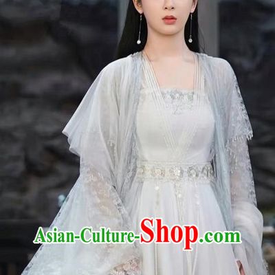 China Ancient TV Series Fairy Costume Woman Hanfu Dress Xian Xia Drama Immortal Samsara Yan Dan Yang Zi Clothing