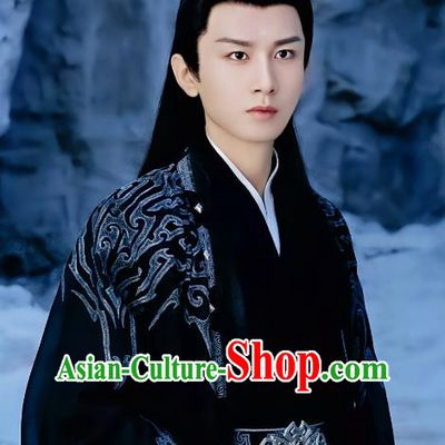China Ancient TV Series Chen Xiang Ru Xie Lord Ying Yuan Costume Xian Xia Drama Immortal Samsara Swordsman Black Clothing