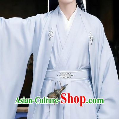 Xian Xia Drama Immortal Samsara Lord Ying Yuan Clothing China Ancient TV Series Chen Xiang Ru Xie Young Swordsman Blue Costumes