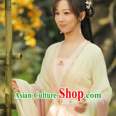 China Drama Immortal Samsara Yan Dan Garment Costumes Ancient TV Series Fairy Clothing