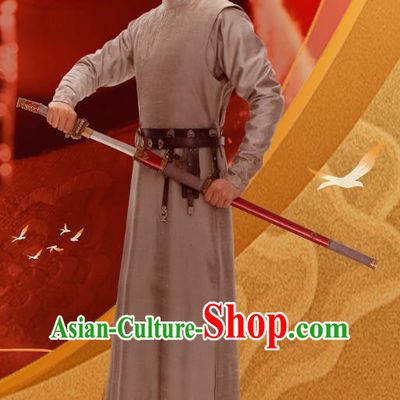 China TV Series Strange Tales of Tang Dynasty Lu Lingfeng Garments Traditional Swordsman Hanfu Clothing Ancient Jin Wu Wei General Costumes