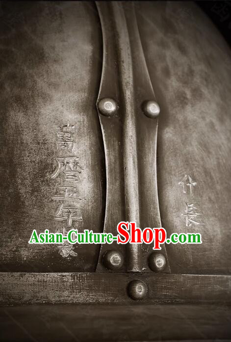 Chinese Handmade Headwear Ming Dynasty General Helmet Ancient Drama Commander Hat Chinese Handmade Headwear Ming Dynasty General Helmet Ancient Drama Commander Hat
