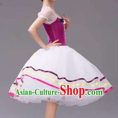 Gauze Skirt Performance Clothing Women White Long Tutu Skirt Ballet Professional Dance Skirt Performance Clothing