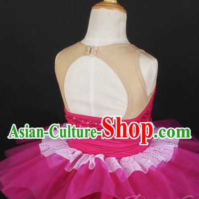 Children Gauze Skirt Sequined Stage Costume Ballet Dance Costume Performance Costume