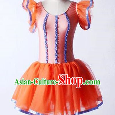 Children Female Performance Costume Long Ballet Dance Skirt Gauze Skirt Princess Stage Performance