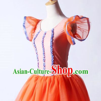 Children Female Performance Costume Long Ballet Dance Skirt Gauze Skirt Princess Stage Performance