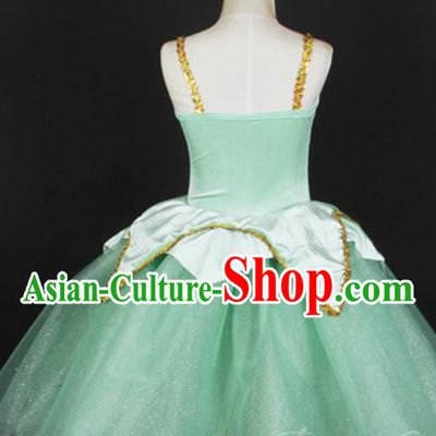Children Spring And Summer Princess Dress Wedding Dress Fluffy Wonderful Fairy Western Style Costumes Stage Costumes