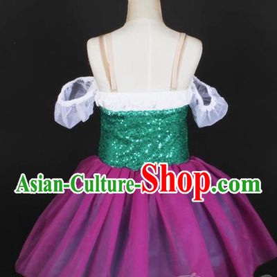 Children Princess Dress Gauze Skirt Spring And Summer Girls Fluffy Ballet Costume Stage Costume